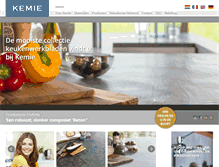 Tablet Screenshot of kemie.nl